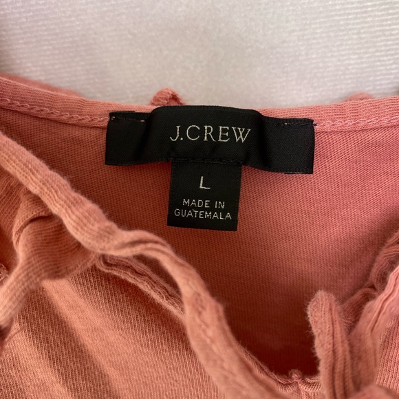 J. Crew Dusty PINK Tiered Jersey Cotton Midi Dress With Ruffle Spaghetti Strap - Picture 10 of 12